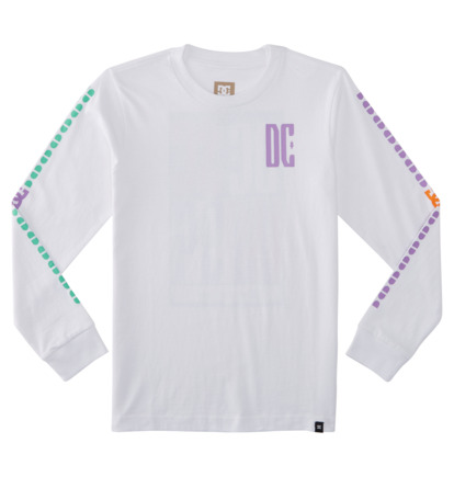 Tricko DC Shoes Sportster Long Sleeve Detske Biele | DC-5368709