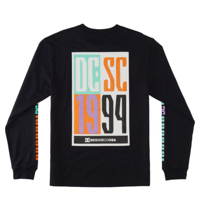 Tricko DC Shoes Sportster Long Sleeve Panske Čierne | DC-5163824