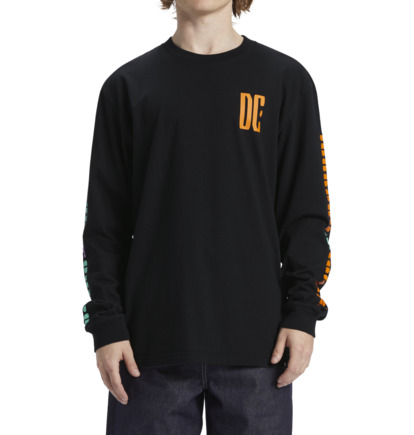 Tricko DC Shoes Sportster Long Sleeve Panske Čierne | DC-5163824