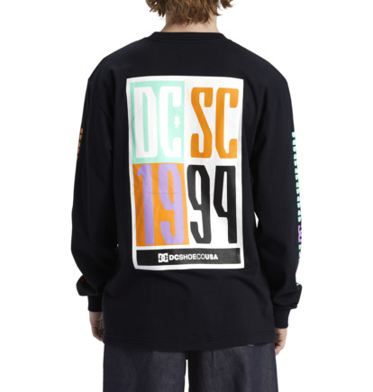 Tricko DC Shoes Sportster Long Sleeve Panske Čierne | DC-5163824