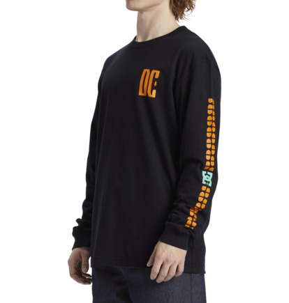 Tricko DC Shoes Sportster Long Sleeve Panske Čierne | DC-5163824