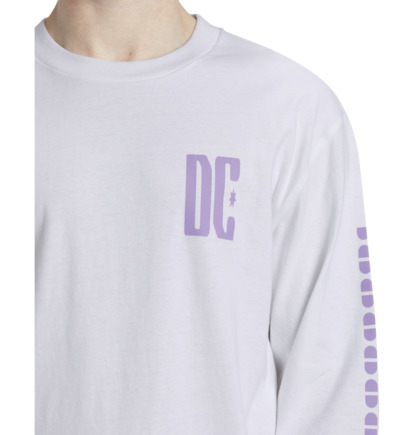 Tricko DC Shoes Sportster Long Sleeve Panske Biele | DC-4823971