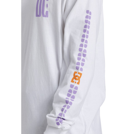 Tricko DC Shoes Sportster Long Sleeve Panske Biele | DC-4823971