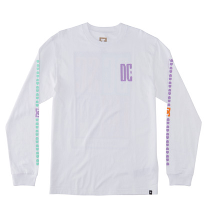 Tricko DC Shoes Sportster Long Sleeve Panske Biele | DC-4823971