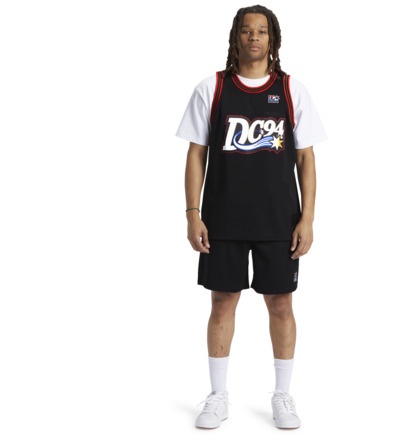 Tricko DC Shoes Starz 94 Jersey Muscle Panske Čierne | DC-9476312