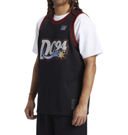 Tricko DC Shoes Starz 94 Jersey Muscle Panske Čierne | DC-9476312