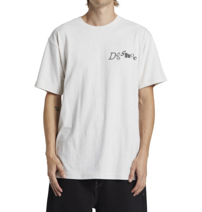 Tricko DC Shoes Transfer Short Sleeves Panske Biele | DC-8247519