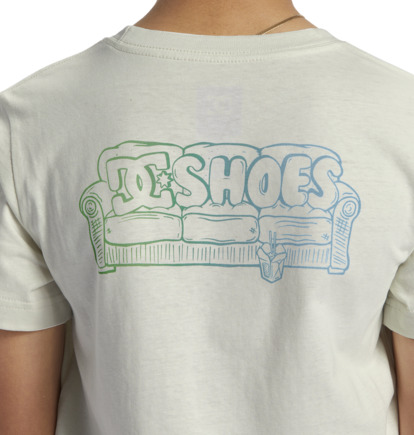 Tricko DC Shoes Work In Progress Detske Biele | DC-4527083