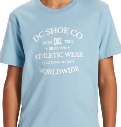 Tricko DC Shoes World Renowed Detske Modre | DC-9570618