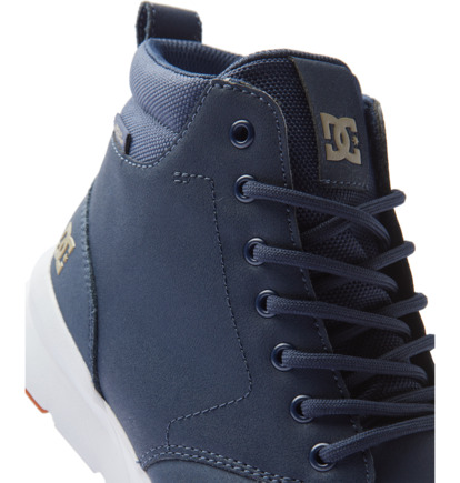 Zimne Topanky DC Shoes Mason 2 Water Resistant Leather Panske Námornícka Modrá Biele | DC-7245038