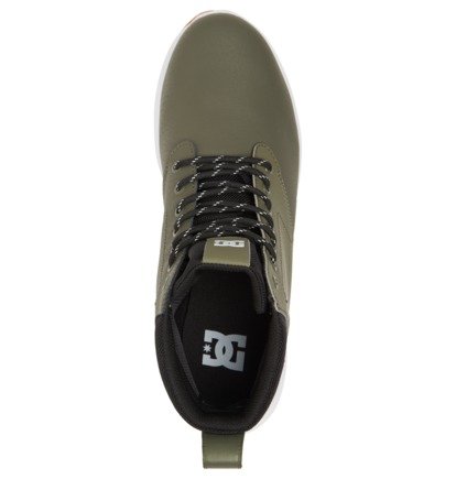 Zimne Topanky DC Shoes Mason 2 Water Resistant Leather Panske Olivovo Zelená Biele | DC-2496813