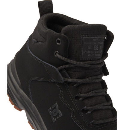 Zimne Topanky DC Shoes Mutiny Leather Panske Čierne Čierne Čierne | DC-6725493