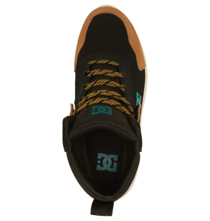 Zimne Topanky DC Shoes Mutiny Water Resistant Leather Panske Čierne Hnede Zelene | DC-8901237