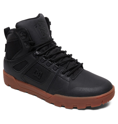 Zimne Topanky DC Shoes Pure Hi Water Resistant Panske Čierne | DC-1962045