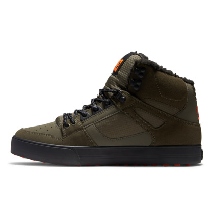 Zimne Topanky DC Shoes Pure High WNT Panske Olivovo Zelená Oranžové | DC-9470268