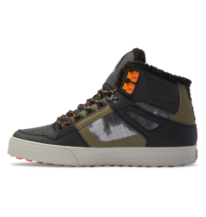 Zimne Topanky DC Shoes Pure High WNT Panske Čierne Zelene | DC-7863945