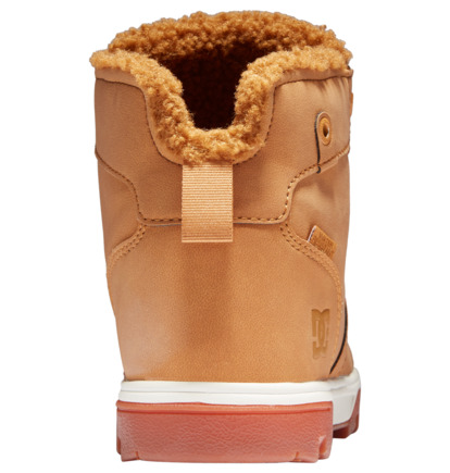 Zimne Topanky DC Shoes Woodland Sherpa Lined Leather Panske Hnede Čokoláda | DC-3520819